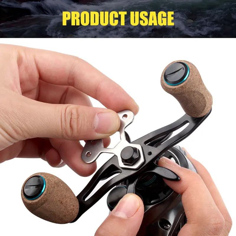 Kawa1pc Fishing Reel Tool Portable Fishing Reel Handle M7/M8 Screw Remove  Tool Handle Knob Caps Open Tool Fishing Reel Accessory