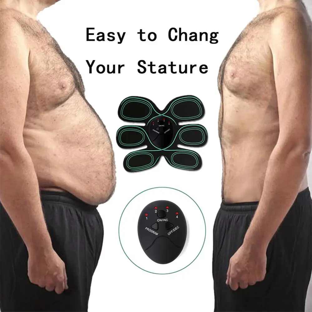 

EMS Muscle Stimulator Abdominal Toning Belt Smart Abs Muscle Stimulator Loss Weight Fat Body Massage