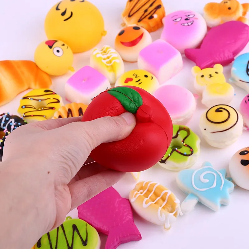 Kawaii искусственные продукты эластичные мягкие игрушки замедлить рост для детей взрослых снимает стресс тревога образец модели