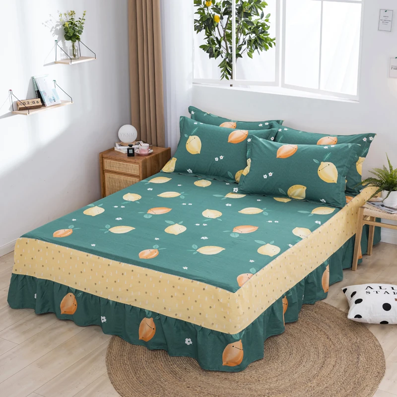 0303020一颗柠檬 床裙