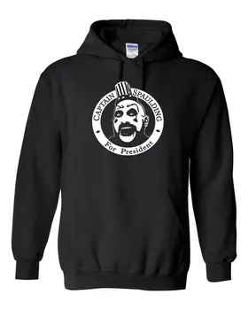 

Captain Spaulding For President Hoodie / Halloween Horror Movie Style Graphic