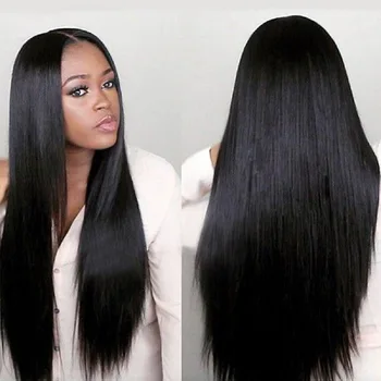

65cm 25 Inch Long Straight Wig Synthetic Hair Middle Part for Fashion Women Cosplay Wig Styling Accessories Heat Resistant