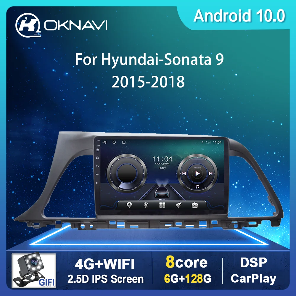 

Android 10 Auto Car Radio for Hyundai Sonata 7 LF 2014-2017 Multimedia Video Player Navigation GPS Car Audio 2din Audio Stereo
