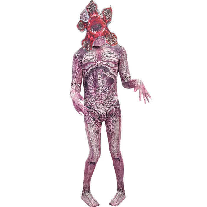 Cannibal Flower Mask Clothes Horror Costume Cosplay Zombie Scary for Halloween LAD-sale