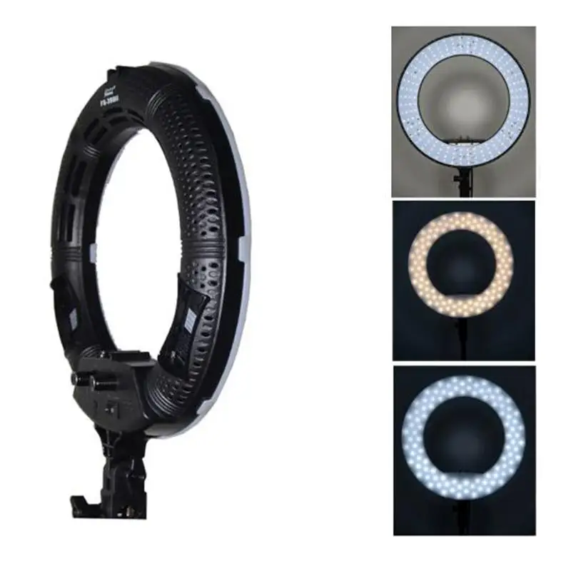 

Yidoblo 12" FS-390II Warm & cold Light Portable Mini size Ring lamp LED Soft light Lamp Makeup Lighting 38W 192 LED Lights + bag