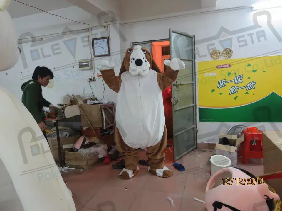 

quality bulldog mascot costumes cartoon huge puppy mascot design dog