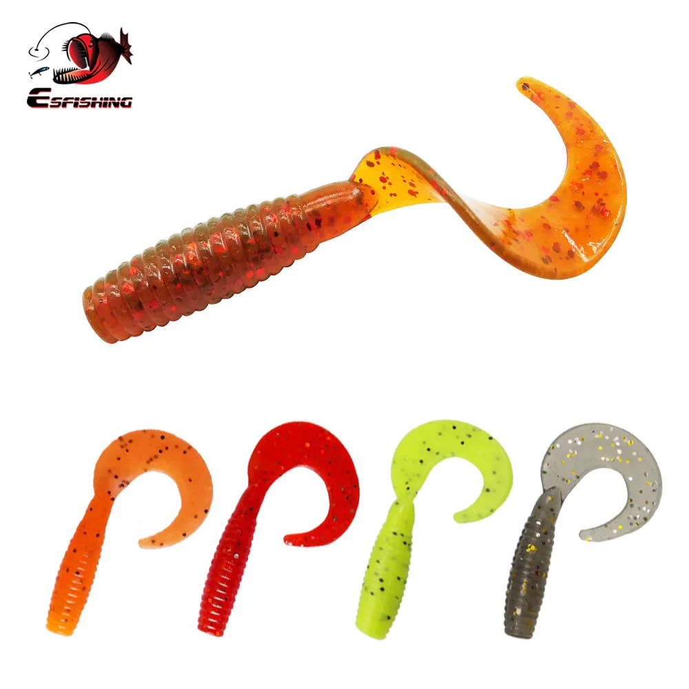 Loogdeel-Leurre de pêche en silicone souple en forme de têtard, appât Élà deux documents avec queue de poisson, 0.7g/5cm, 20 pièces  18