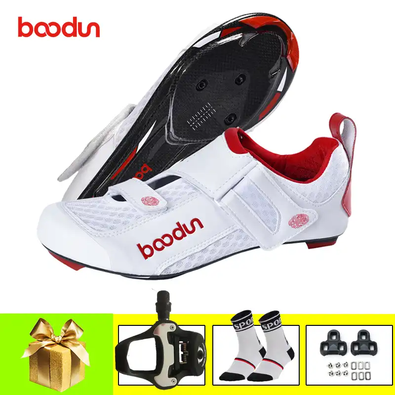 Boodun道路サイクリングシューズ男性女性トライアスロンカーボンファイバー自転車スニーカー超軽量 通気性spd Sl自転車ペダル靴 サイクリングシューズ Aliexpress