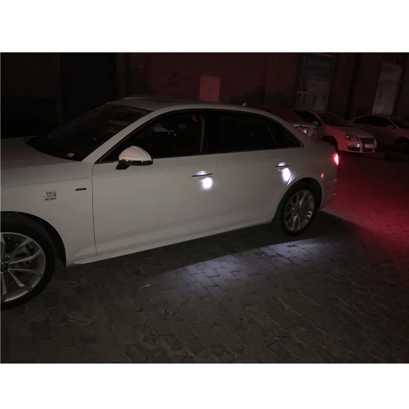 Обновление света для Audi A6L C7 A7 A4L Q5 дверная ручка наружного освещения дверная ручка свет дверь Атмосфера свет дверная ручка свет