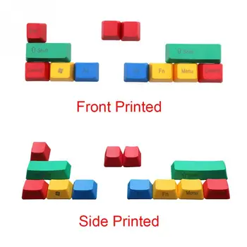 

10pcs Durable Gaming Mechanical Keyboard Keycap Set Dyesub PBT RGBY Color Accessories OEM Profile ALT SHIFT ESC Cover Decorative