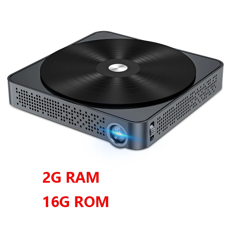 2G 16G Smartldea M10 4K мини умный проектор 2G ram 64G rom опция android7.0 wifi BTbeamer встроенный аккумулятор 7500mAh Видеопроектор для игр - Цвет: 2G 16G