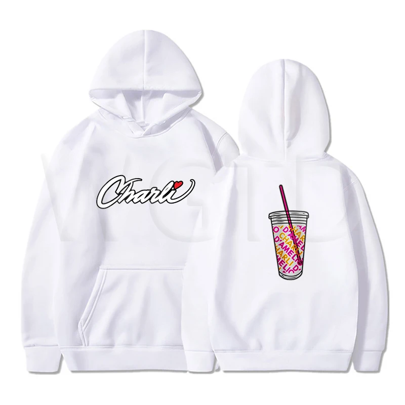 

Charli D'Amelio Print Hoodies Harajuku Style Sweatshirt Women Hoodies Men Pullover Clothes Oversized Hoodie Womens Clothing