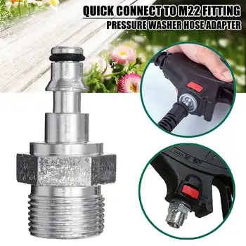 

1pcs Quick Connection Pressure Washer Guns Hose Fitting To M22 Adapter For VAX Home Car Washer Washing Machine Connector Tool