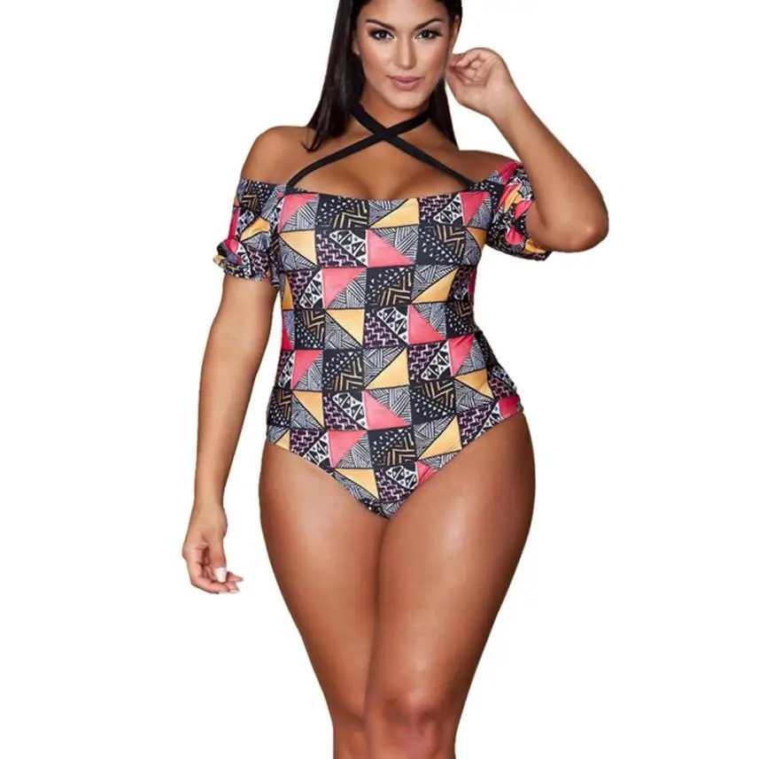 

Women Swimming suit 2020 Plus Size One Piece Bandage Push up Monokini Bra Swimwear Swimsuits Women Bikinis