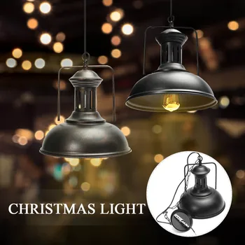 

1pcs Nordic Vintage Rust Industrial Pendant Hanging Iron Lamp Shade Modern Ceiling Light Fixture E27 Holder Lampshade Cover