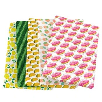 

David accessories 50*145cm/20*34cm Fruit Swimwear Fabric Soft Sewing Quilting Quality for Needlework,c13685