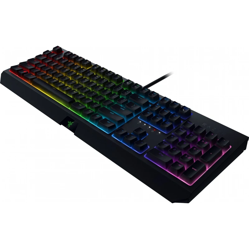 Клавиатура Razer Blackwidow механическая черный USB Multimedia for gamer LED