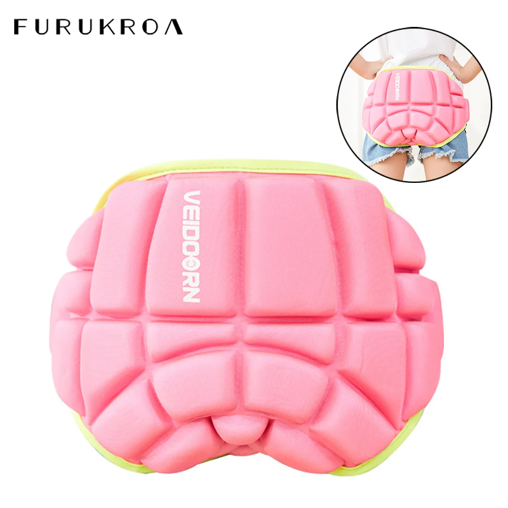 

Children Hip Padded Outdoor Sports Skating Skiing Protector Snowboard Kids Impact Protection Roller Protective Pad Shorts X466B
