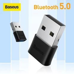 Baseus – adaptateur USB Bluetooth 5.0, Dongle récepteur transmetteur pour PC, haut parleur, souris, musique, Audio, BT 5.0 