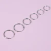 3 Pair/Set Fashion Punk Women Girl Simple Round Circle Small Ear Stud Earrings Punk Hip-hop Ear Ring Jewelry Hoop Earrings 2