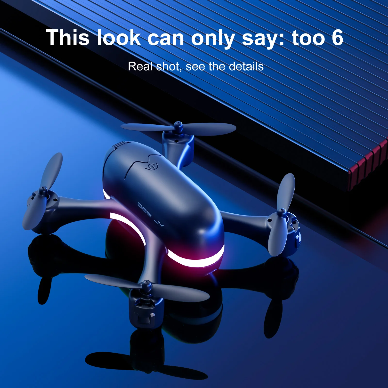 S88 Mini Drone 4K With LED Lights