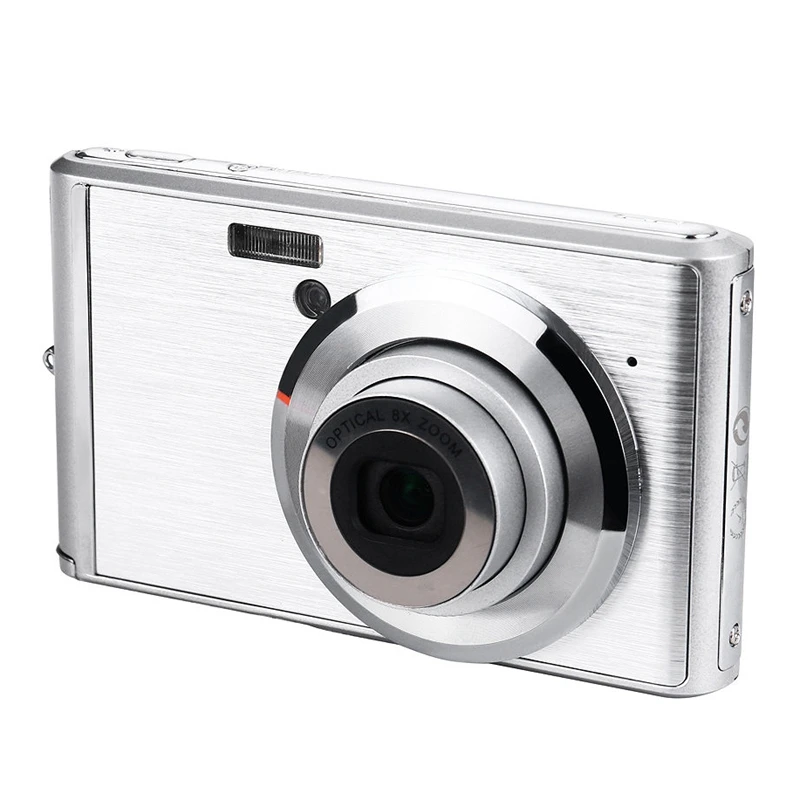 

V700 2.4 Inch Lcd Screen 20Mp 8X Optical Zoom Digital Camera Telescopic Lens Hd Digital Camera(Silver)