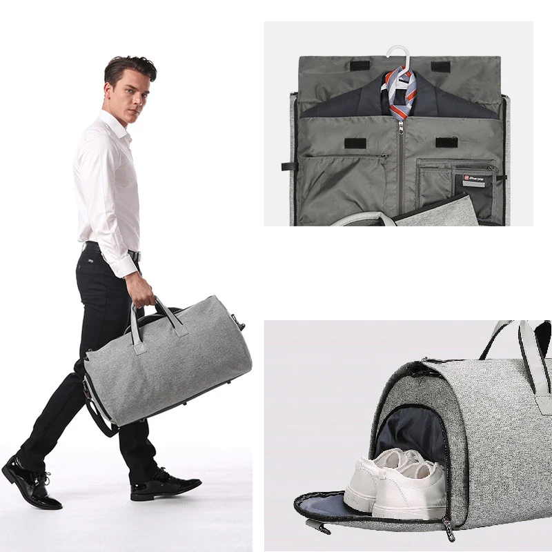 WOBAG Мужская многофункциональная большая емкость дорожная Сумка водонепроницаемая оксфордская вещевая сумка для путешествий сумка для хранения ручного багажа Сумка для обуви