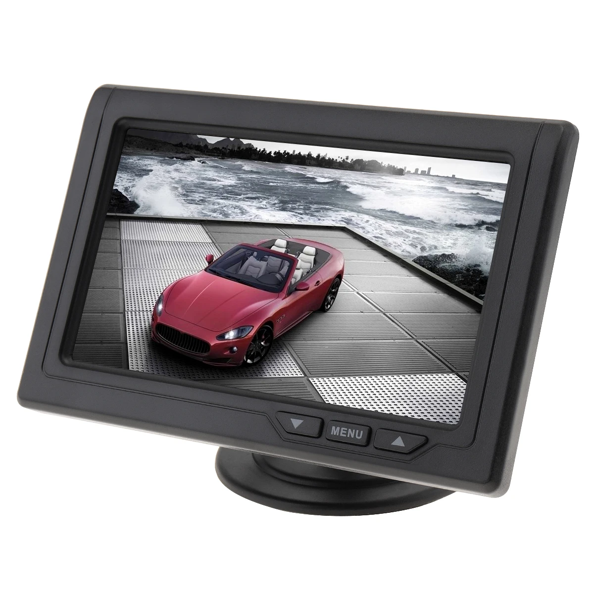 Tanie Widok z tyłu samochodu Parking Backup Monitor 4.3 Cal 480x272 kolorowy ekran tft lcd do kamery cofania DVD