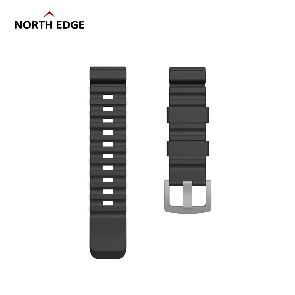 24 мм смарт часы ремешок нейлон/силиконовый для North EDGE Apache /Gavia 2 Смарт уличные