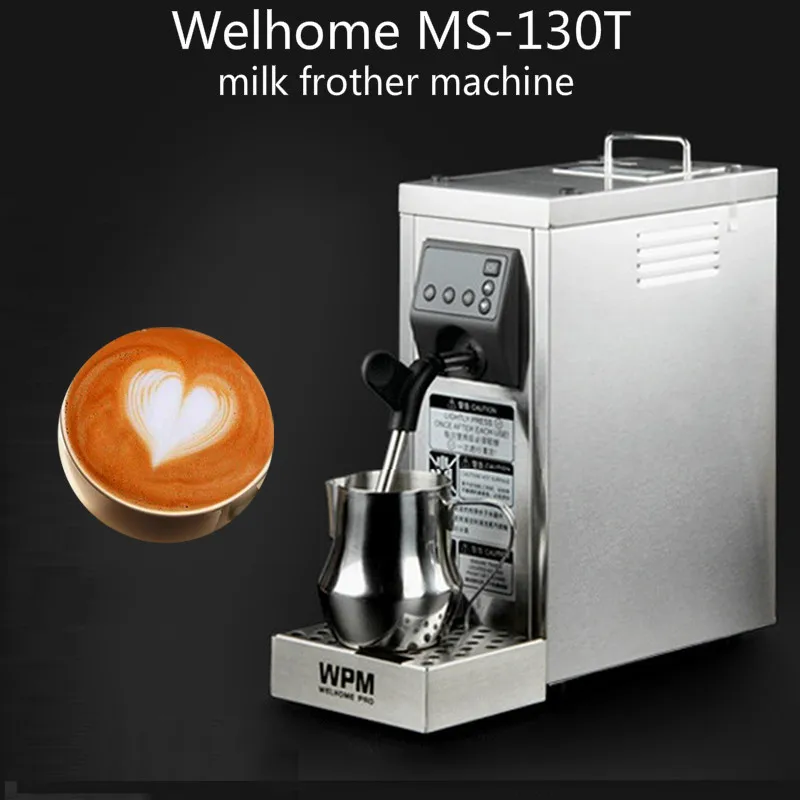 WPM Milk Frother Tea Shop Commercial Automatic Steam Engine Coffee Frothing  Machine Intelligent Full Setting Temperature