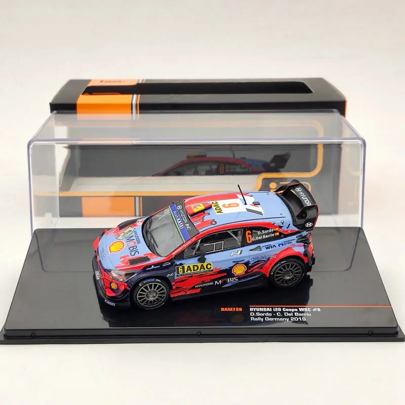 IXO 1:43 для H ~ DAI i20 Coupe WRC #6 D.Sordo - C.Del Rallye Германия 2019 RAM728 литье под давлением модель