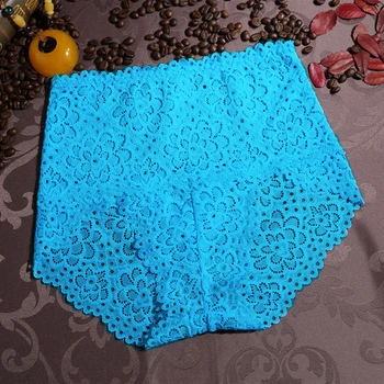

Women summer sexy Lace Lingerie High Waist Buttock Briefs Ladies Panties Knickers Underwear out breathable