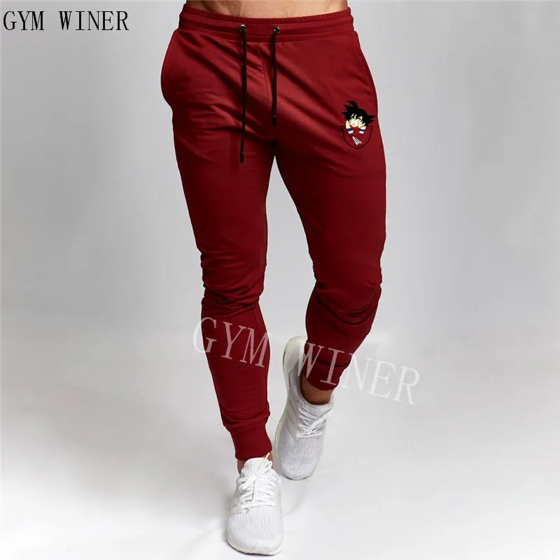 Летние мужские спортивные штаны для тренировок и пробежек, Мужские штаны для бега, обтягивающие штаны для футбола, хлопковые тренировочные трико для бега, спортивные брюки - Цвет: 4  red