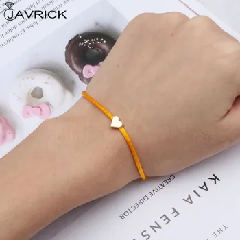 

Lucky Kabbalah Heart Charm Weave Red String Heart Bracelet Friendship Jewelry