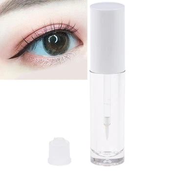 

2 Styles Mini Cosmetic Empty Eyelashes Lip Gloss Tube 5ml Mascara Eyeliner Vials Bottle Makeup Organzier Container With Brush