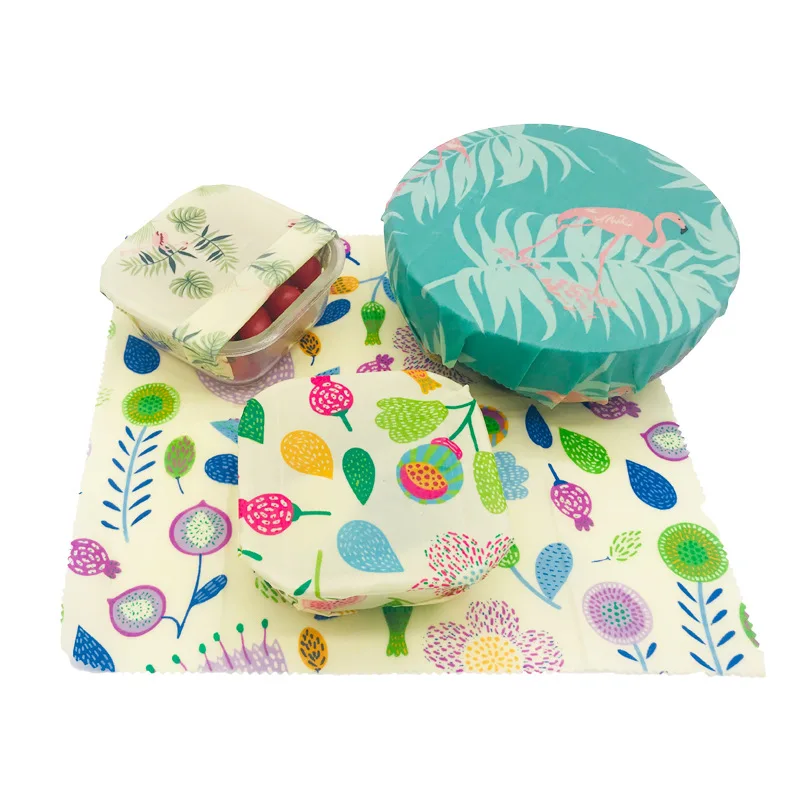 3pcs Reusable Organic Beeswax Wraps for Food Fresh Keeping Washable Food Storage Paper, Food Preservation Packing Harmless|Saran Wrap & Plastic Bags| - AliExpress