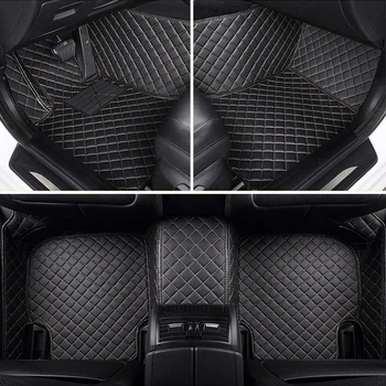 

Car floor mats Case for Renault Scenic Fluence Latitud Koleos Laguna Megane cc 5D car styling carpet floor liner