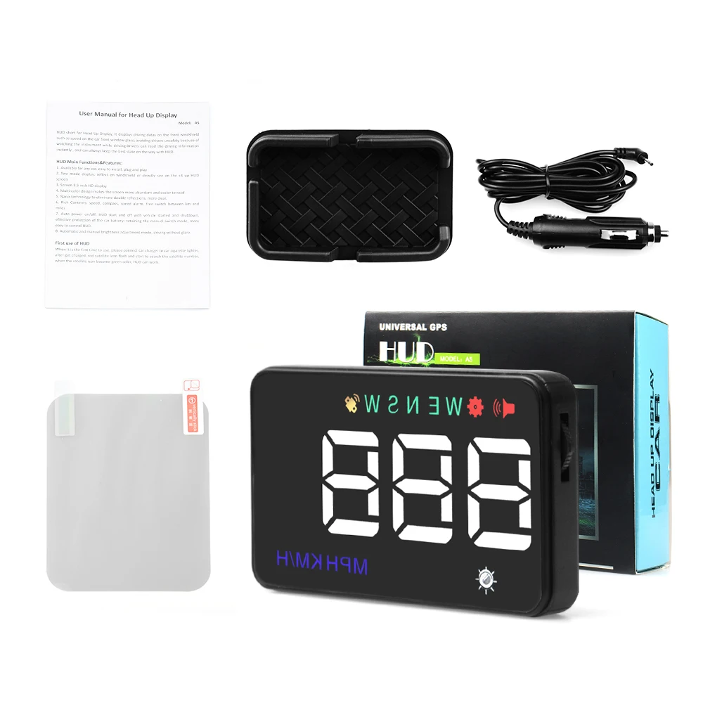 Hot-Selling-Design-3-5-A5-Car-HUD-Head-Up-Display-with-GPS-Tracker-Windshield-Projector