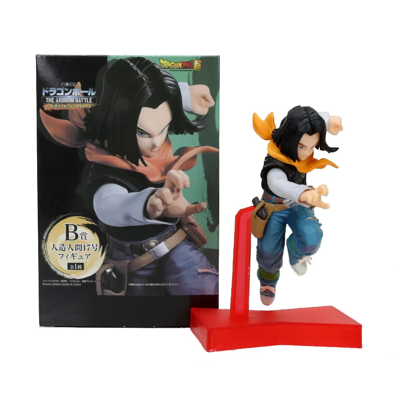 Dragon Ball Супер андроид битва Android 17 Lapis/18 лазурит ПВХ фигурка Коллекционная модель игрушки - Цвет: Lapis with box