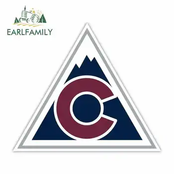 

EARLFAMILY 13cm x 11.3cm for NEW Colorado Avalanche Logo Funny Car Stickers Waterproof Anime RV VAN DIY Fine Decal Accessories