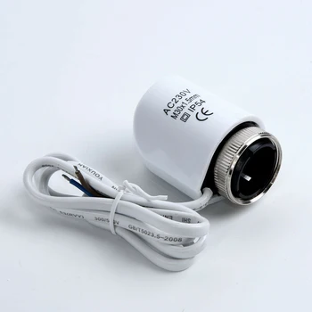 

230V 2W PC Normally Open Close Radiator Temperature Control Accessories Manifold Practical Electric Thermal Actuator Home