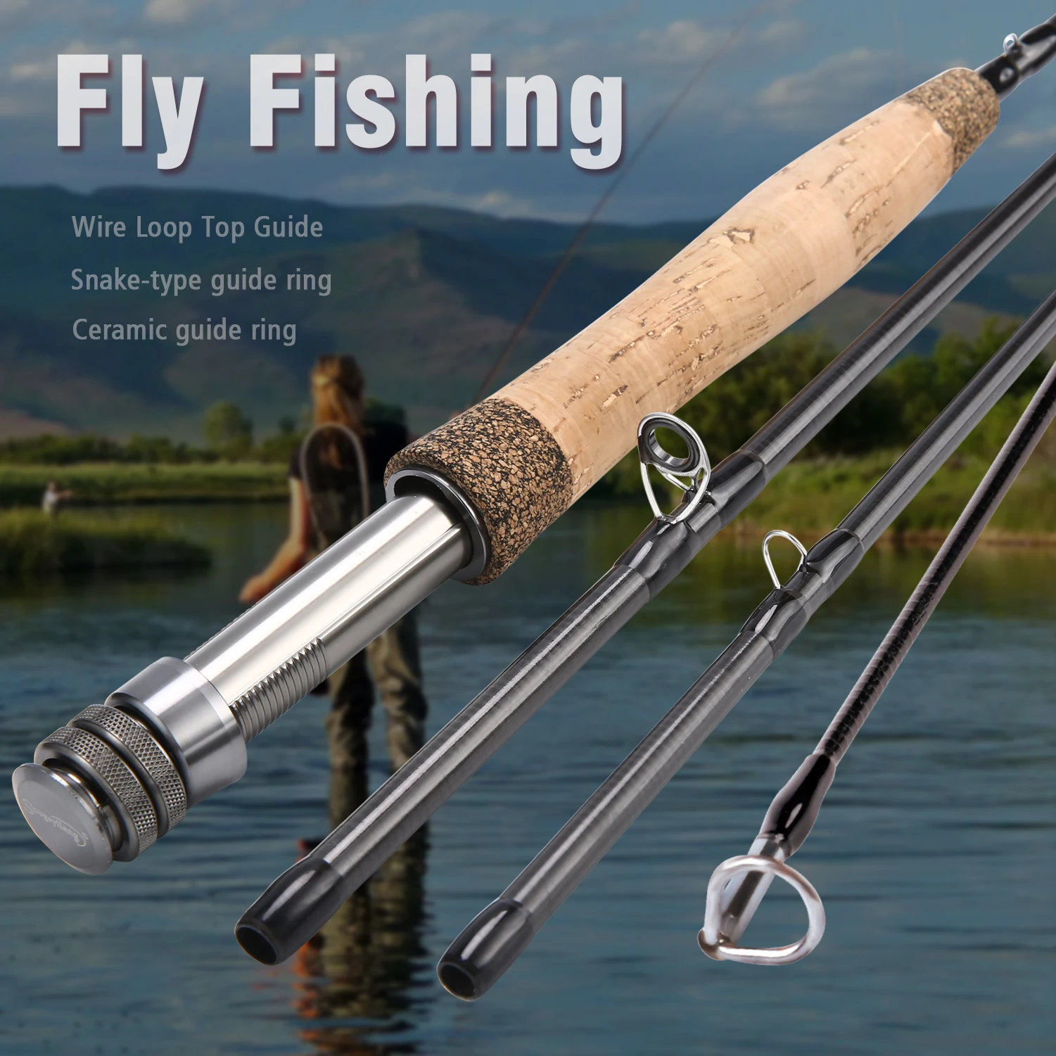 Fly Fishing Rods 4, Trout Fishing Rod, Fly Rod Salmon, Fishing Tackle