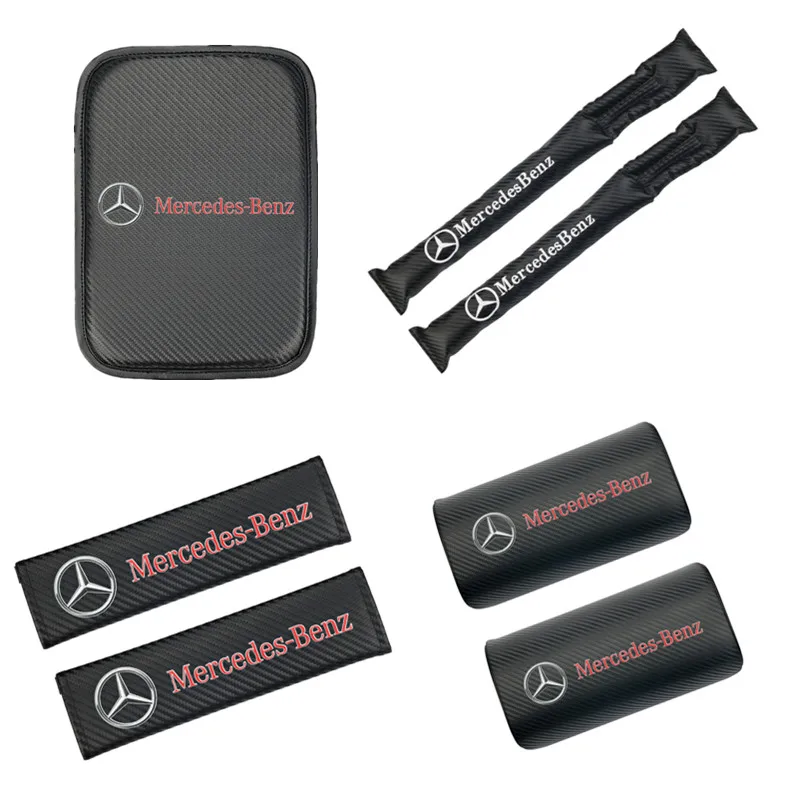 

Car Armrest Pad Covers Seat Armrests Box Pads Storage Protection for Mercedes benz A B R G Class GLK GLA w204 W251 W463 W176