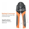 IWISS IWD-1620 Deutsch Size 16 Crimper,Solid Barrel Contact&Circular Connector Contacts Crimping Tool,8 Indents Wire Crimp Plier 3