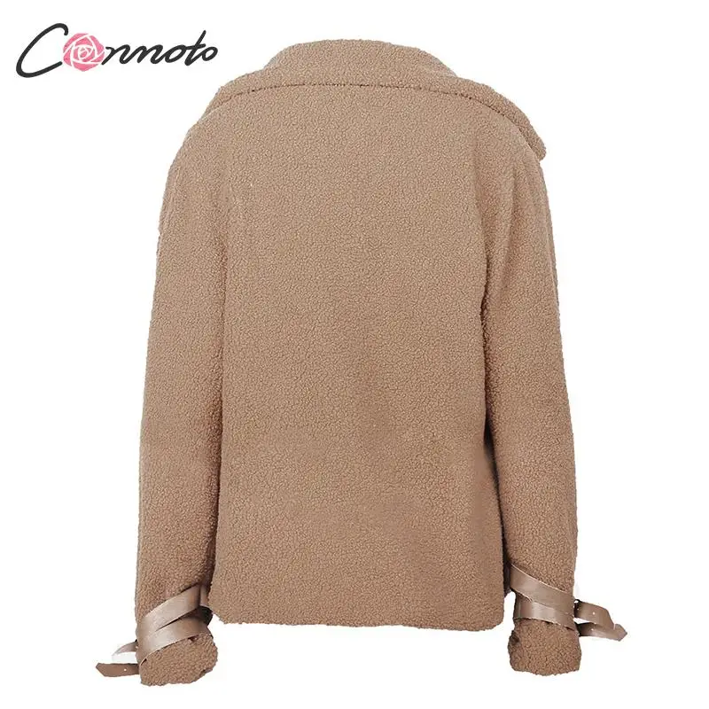 Conmoto зима Тедди куртки женские модные искусственный меховые куртки женские лохматый бомбер куртки женские куртки на молнии и пальто