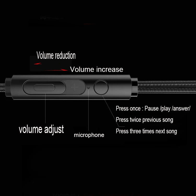 Subwoofer gaming headset 1.2m Wired Earphone Gaming Earbuds In-Ear Earphones With Bendable Mic Stereo For Phone PS4 Xbox Switch (11)