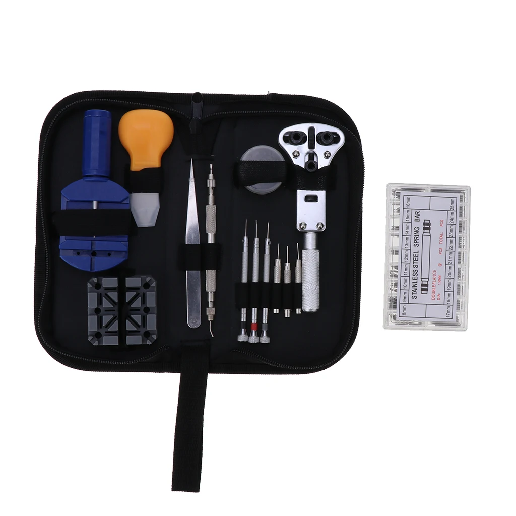 

14x Wristwatch Connection Adjustment Strap Kit For Rear Pin Strap Set To Open The Watchcase