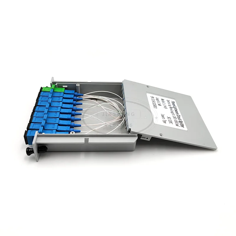 Сплиттер Волоконно оптический ящик FTTH PLC сплиттер коробка с 1X8 плоского типа