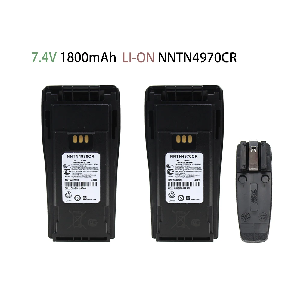 NNTN4497CR 1800 мА/ч, литий-ионный аккумулятор для Motorola CP200 PR400 EP450 EP450S DEP450 CP150 CP140 CP160 CP180 CP250 GP3688 GP3188 радио