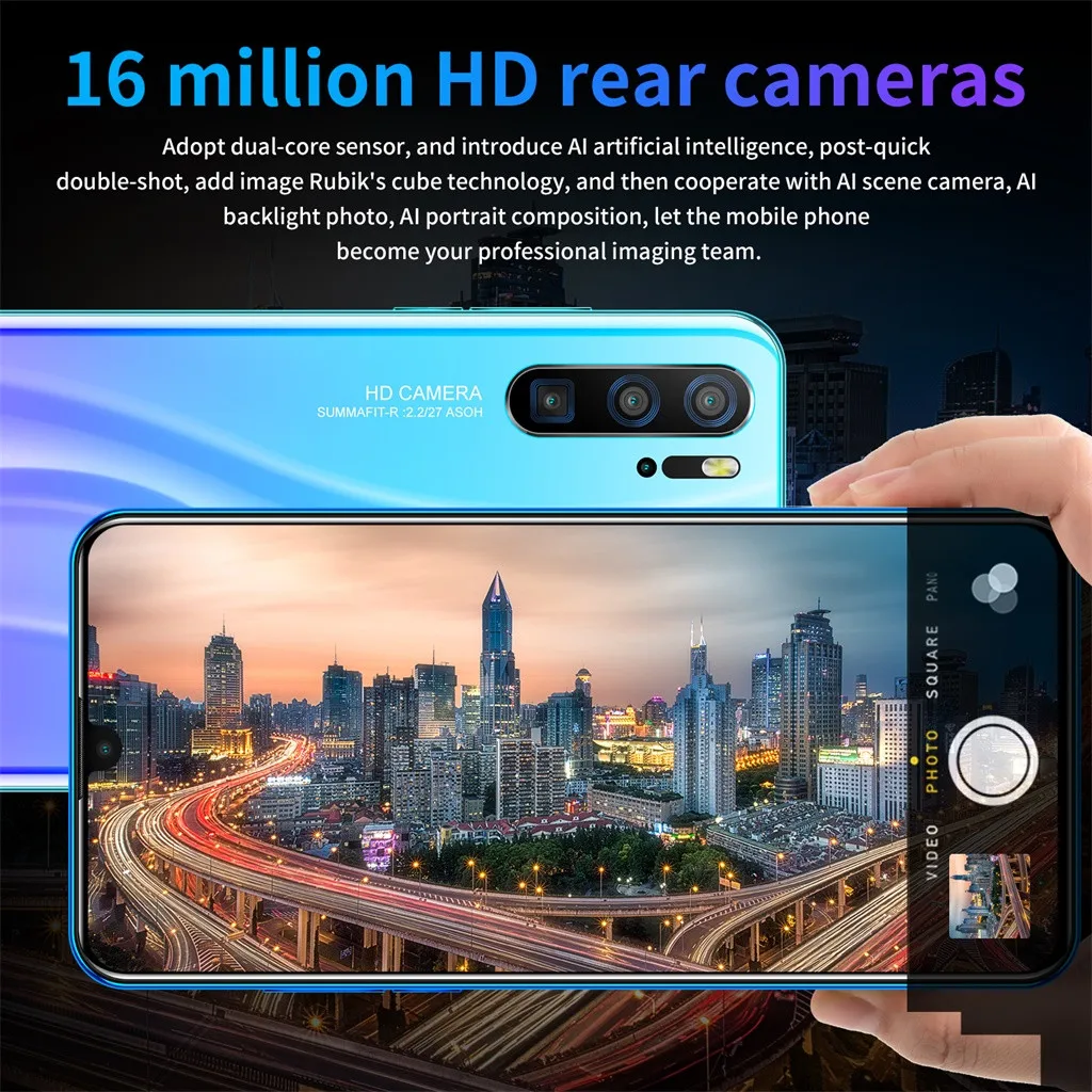 6,3 дюймовый смартфон wifi Bluetooth Android 9,1 1G 16ROM 3g вызов мобильный телефон инновационная камера Многофункциональный Смартфон